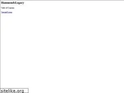 Sites similar to hammondslegacy.com
