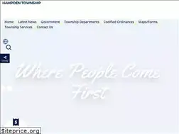 Sites similar to hampdentownship.us