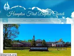 Sites similar to hamptonfirstbaptist.com