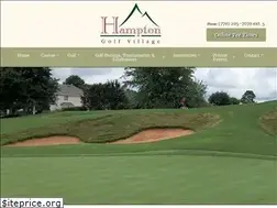Sites similar to hamptongolfvillage.net