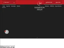 Sites similar to hamptonhigh.org.uk