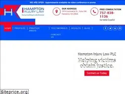 Sites similar to hamptoninjurylawplc.com