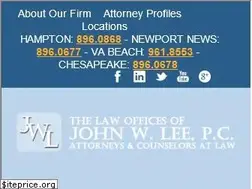 Sites similar to hamptonroadslawfirm.com
