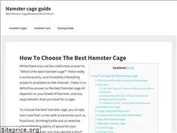 Sites similar to hamstercageguide.com