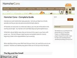 Sites similar to hamstercare.org
