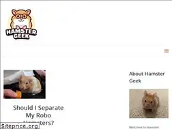 Sites similar to hamstergeek.com