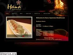 Sites similar to hanajapanesesteakhouse.com