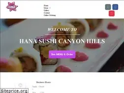 Sites similar to hanasushicanyonhills.com
