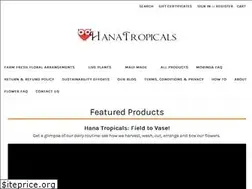 Sites similar to hanatropicals.com
