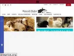 Sites similar to hancockshakervillage.org