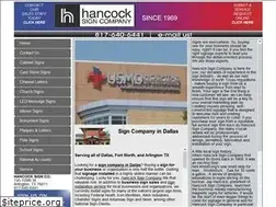 Sites similar to hancocksign.com