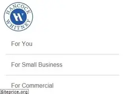 Sites similar to hancockwhitney.com
