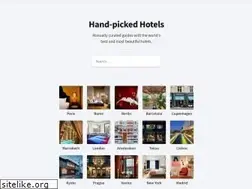 Sites similar to hand-picked-hotels.com