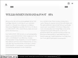 Sites similar to handandfootspa.de