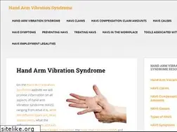 Sites similar to handarmvibrationsyndrome.org.uk