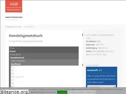Sites similar to handelsgesetzbuch.net