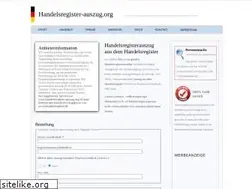 Sites similar to handelsregister-auszug.org