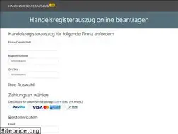 Sites similar to handelsregisterauszug.de