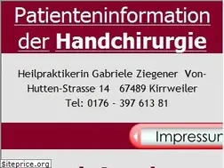Sites similar to handerkrankungen.de
