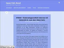 Sites similar to handfussmund.de