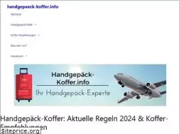 Sites similar to handgepaeck-koffer.info