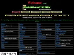 Sites similar to handheldmuseum.com