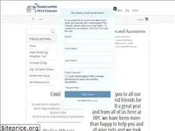 Sites similar to handicappedpetscanada.com