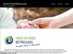 Sites similar to handinhandbetreuung.de