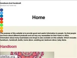 Sites similar to handloomandhandicraft.com