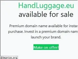 Sites similar to handluggage.eu