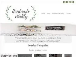 Sites similar to handmadeweekly.com