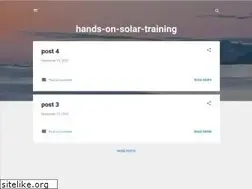 Sites similar to hands-on-solar-training.blogspot.com
