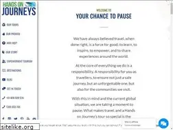 Sites similar to handsonjourneys.com
