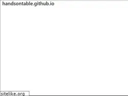 Sites similar to handsontable.github.io