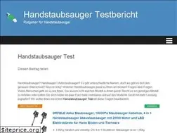 Sites similar to handstaubsauger-testbericht.de