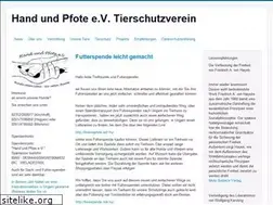Sites similar to handundpfote-tierschutz.de