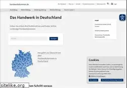 Sites similar to handwerkskammer.de
