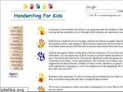 Sites similar to handwritingforkids.com