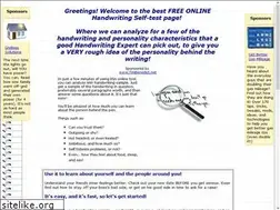Sites similar to handwritingselftest.net