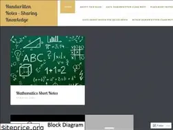 Sites similar to handwrittenclassnotes.wordpress.com