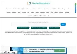 Sites similar to handwrittennotes.in