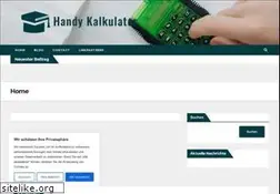 Sites similar to handykalkulator.de