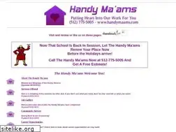 Sites similar to handymaams.com