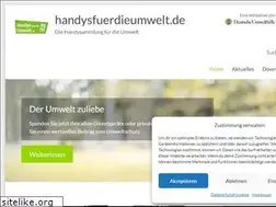 Sites similar to handysfuerdieumwelt.de