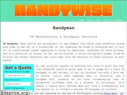 Sites similar to handywise.uk