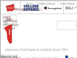 Sites similar to hanes.com
