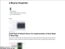 Sites similar to hangindev.com