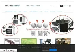 Sites similar to hangshop.hu