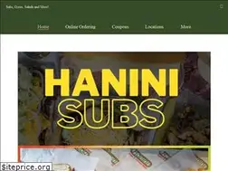 Sites similar to haninisubs.com