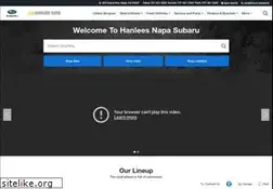 Sites similar to hanleesnapasubaru.com